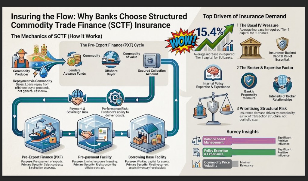 Insuring the Flow: Why Banks Choose Structured Commodity Trade Finance (SCTF) Insurance